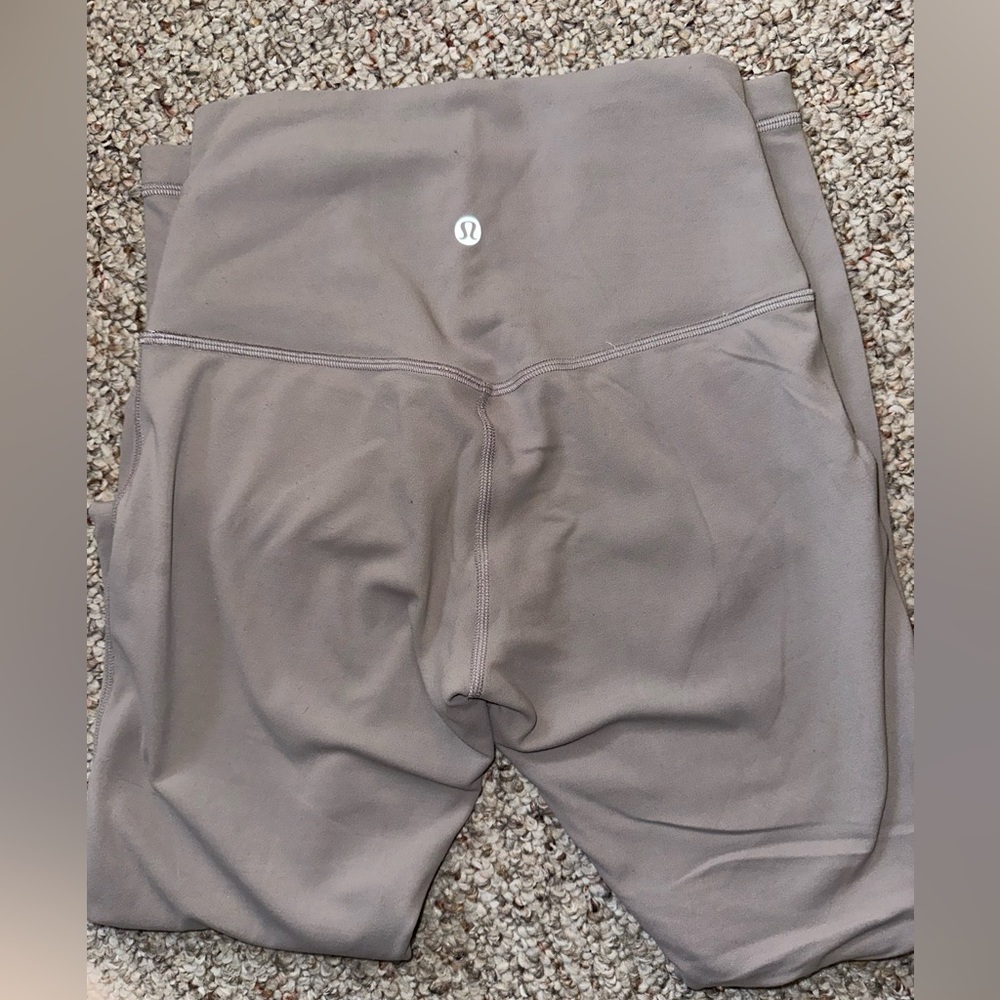 Light purple lululemon double lined leggings. No stains used condition size 6